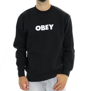 FELPA BOLD CREW NERO